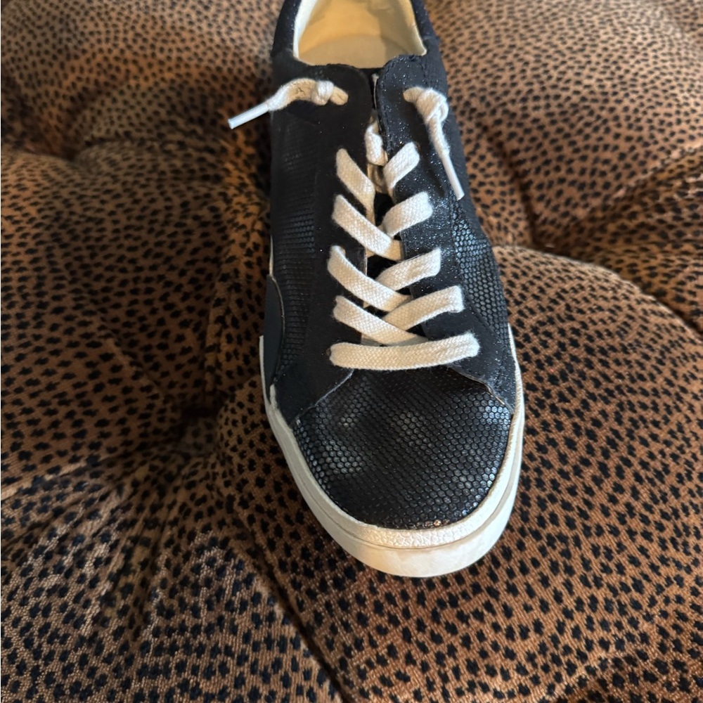 Dolce Vita Black and White Sneakers